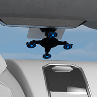 Support magnétique pour Starlink Mini, fixation sur toit de voiture, kit de montage pour toit ouvrant, angle réglable, en acier au carbone, support magnétique très vendu
