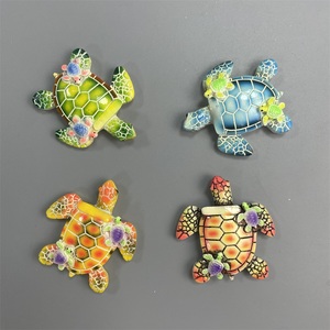 Stile contemporaneo spiaggia magnete tartaruga resina decorazione per la <span class=keywords><strong>casa</strong></span> per alberghi confezionati in scatola - Product Image 3