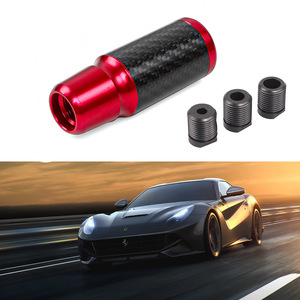 Carbon Fiber <b>Shift</b> <b>Knob</b> 5 6 Speed Aluminum Alloy Manual Gear <b>Knob</b> 9cm Handle Lightweight Car Modification Part - Product Image 1