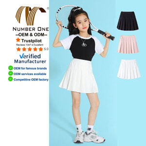 Falda Plisada Personalizada para Adolescentes, Uniformes Escolares Negros, Tallas Grandes, Primavera, Cintura Alta, Tenis, Fitness, Falda Deportiva, OEM, ODM - Product Image 1
