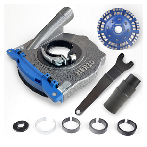 Cache-poussière en aluminium HERZO de 5 pouces avec protection pour meuleuse d'angle et disque de meulage diamanté - Product Image 2