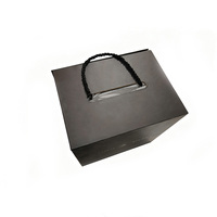 Caja de Regalo de Moda Personalizada, Estampado en Plata, Plegable, de Lujo, para Negocios, Laminación Mate, Múltiples Tamaños, con Asa Retorcida