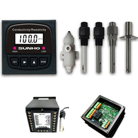 Controlador de Conductividad Eléctrica Compacto SUNHO EC5850, Sonda de Sensor de Conductividad Digital, Medidor de TDS EC, Protección IP55, 1 Año de Garantía