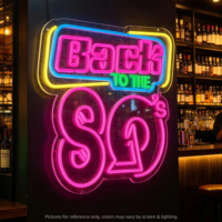 Decoración de Pared para Tiendas, Luz LED Acrílica Transparente, Luz de Neón Flexible Luminosa, Personalización Publicitaria
