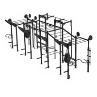 Cage de musculation professionnelle robuste 75x75x3mm en métal pour entraînement de force en salle de sport