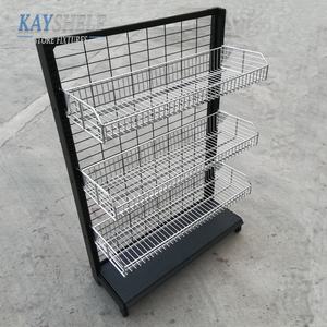 מכולת סופרמרקט גונדולה מדפי חוט רשת סל תלוי מדף - Product Image 2