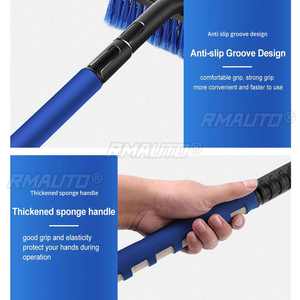 Pelle à neige amovible pour voiture, grattoir à glace, nettoyeur de pare-brise, outils d'hiver, brosse auto, accessoires pour enlever l'eau, Ijs Krabber - Product Image 5