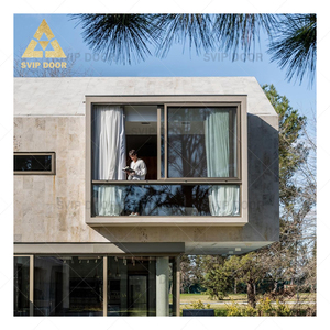 Fenêtres coulissantes en aluminium au design moderne, cadre en alliage d'aluminium, moustiquaire en acier inoxydable, ouverture horizontale, fenêtre <span class=keywords><strong>baie</strong></span> - Product Image 5