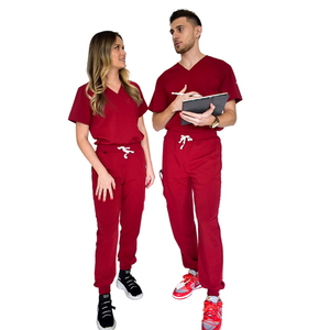 Uniformes Sanitarios de Tela Tejida de Alta Calidad con Hermoso Diseño Personalizado de Fábrica Yilong OEM/ODM - Product Image 3