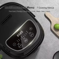 Cuisinière à pression électrique en aluminium Silver Crown 5L, commerciale, intelligente, multifonctionnelle, automatique, antiadhésive, numérique, 900W