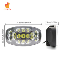 Faro Delantero de 9 Pulgadas para Camión, Luces LED para Camión, Faro LED, Luz Diurna LED, Compatible con Scania, Volvo, DAF, MAN