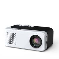 Mini projecteur LCD de style vintage avec design rétro décoratif, prend en charge 40 lumens pour le home cinéma
