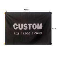 Drapeaux et bannières personnalisés de dessin animé pour l'extérieur, 3x5 pieds, de bonne qualité, 100% polyester, vente en gros par le fabricant