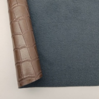 Tissu en cuir synthétique coloré à motif crocodile pour accessoires de sacs à main classiques multi-styles