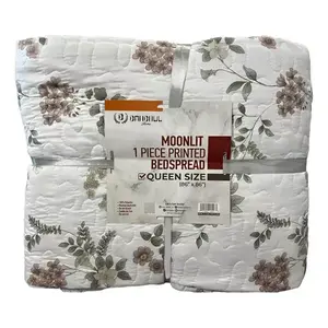 Cubrecama Estampado DANIDUL con Diseño Floral, Tamaño Queen, Decoración para el Hogar - Product Image 1