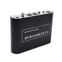 Décodeur DTS 5.1 canaux décodage DAC convertisseur audio numérique, sortie Jack 3.5mm, fibre coaxiale, streaming en direct, décodeur vidéo