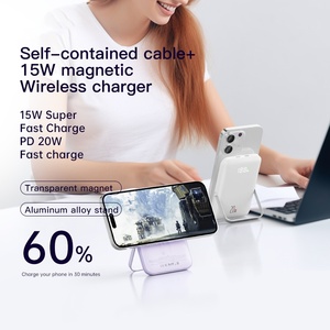 Chargeur portable magnétique sans fil de 15 w, 10000mah, <span class=keywords><strong>batterie</strong></span> <span class=keywords><strong>externe</strong></span> de téléphone portable <span class=keywords><strong>pour</strong></span> cadeau - Product Image 6