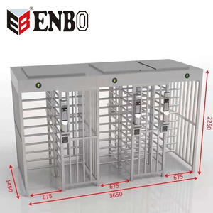 Gerbang Putar Tinggi Penuh RFID QR Barrier Gate Peralatan Kontrol Akses Keamanan Saluran Ganda untuk Gerbang Lokasi Konstruksi - Product Image 4