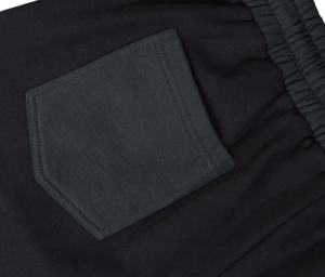 Custom <b>Men's</b> Striped Wide Leg Flared Baggy Stacked Sweatpants Casual Cotton Mid <b>Waist</b> <b>Elastic</b> <b>Trousers</b> - Product Image 6