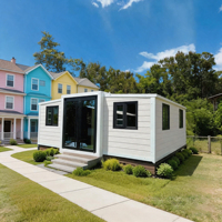 Maison conteneur modulaire extensible, personnalisable, étanche, à installation rapide, avec système d'énergie solaire pour une vie durable