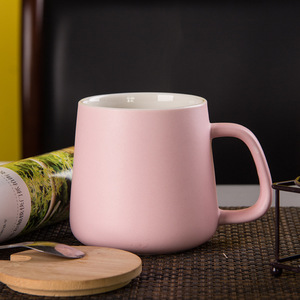 Taza de esmalte de colores, Taza de cerámica <span class=keywords><strong>antigua</strong></span>, tazas de porcelana blanca, café, cerámica, pareja, caja de regalo, juego de tazas, tazas de cerámica, café - Product Image 3