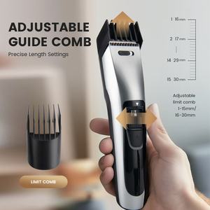 <span class=keywords><strong>Tondeuse</strong></span> à cheveux électrique PRITECH avec lame en acier inoxydable, protection contre les surcharges, <span class=keywords><strong>tondeuse</strong></span> à barbe rechargeable, outil de toilettage pour hommes - Product Image 4