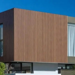 3番目のASA共押出グリル外部WPCファサード耐候性流体壁パネル屋外3Dウォールボード外壁用 - Product Image 6