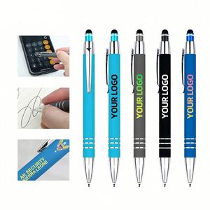 Custom Logo High-End Metal Promotional Gel <b>Pen</b> with 0.5mm Tip and Touch Function for Business - Product Image 1