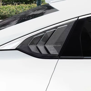 Welta <b>Window</b> Louvers Sun <b>Shade</b> Cover Rear Windshield Vent Decorative Shutter for 10-10.5th Gen Honda Accord / Inspire 2018-2022 - Product Image 3