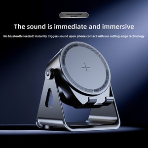 New RGB Color Light Speaker Multifunctional 3 <strong>in</strong> 1 Wireless <strong>Sensor</strong> with Rotating Stand <strong>Mobile</strong> Phone Holder - Product Image 5