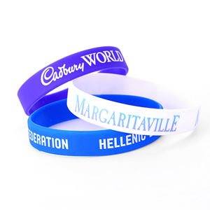 סיליקון מובלט הדפסה לוגו מותאם אישית אירוע <span class=keywords><strong>wristbands</strong></span> באיכות גבוהה אישית ועמיד אישית קידום מכירות אלגנטי - Product Image 1