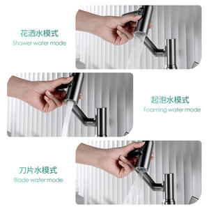 Robinet de lavabo en cuivre à poignée unique, à montage sur plan, rotation à 360 degrés, pour lavabo de salle de bain - Product Image 2