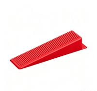 Clip et cale de nivellement de carreaux de 3,0 mm avec base épaissie, entretoises de carreaux de 15-25 mm d'épaisseur, système de nivellement de carreaux multi-tailles et couleurs