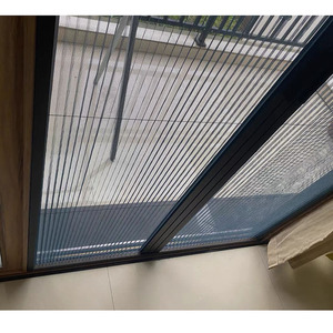 Khung hợp kim nhôm lưới chống muỗi gấp kim loại xếp li cửa lưới không theo dõi xếp li màn hình côn trùng dễ dàng để cài đặt - Product Image 5