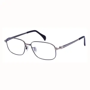 Light Brown Comfort Optical Pure Titanium Glass Frames Eye For Men