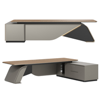 Ensemble de chaise de bureau de direction au design moderne haut de gamme, style luxueux, pour bureau de patron, président, directeur