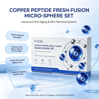 Sérum Visage Revitalisant au Peptide de Cuivre Lyophilisé Ghk-cu pour une Peau Éclatante et un Teint Lumineux, Éliminateur de Taches Brunes, Idéal pour Salons SPA