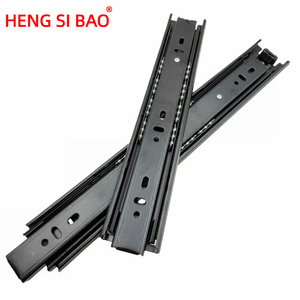 รางลิ้นชักเฟอร์นิเจอร์เหล็ก 3 ตอน กว้าง 45 มม. ทนทาน ขายส่ง มีสินค้าในสต็อก สำหรับใช้ในห้องนอนโรงแรมและห้องครัว - Product Image 5