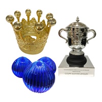 Trophée imprimé en 3D Couronne Modèle Plastique ABS Prototype Cnc Usinage Fabrication Résine SLA Galvanoplastie Services