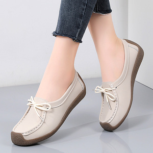 Zapatos Casuales de Mujer Estilo Mocasín, Planos, con Cordones, Diseño Nuevo sin Cordones para Mamá, para Usar <span class=keywords><strong>en</strong></span> Verano, Primavera y Otoño, Antideslizantes y Transpirables - Product Image 3