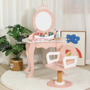Juego de Roles Montessori de Madera para Niños, Barbería de Juguete, Interacción Padres-Hijos, Aprendizaje Cognitivo Temprano - Product Image 1