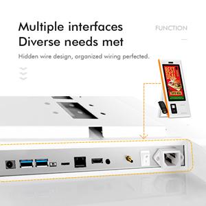 Sistema Touchscreen a Parete per Gestione Code Assicurative, Feedback, Pagamento Autolavaggio, Totem Chiosco Self-Service con Display LED - Product Image 5