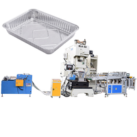Boîte alimentaire conteneur jetable F2 ligne de production entière presse faisant la Machine feuille d'aluminium 11 CNC produit chaud fourni pneumatique