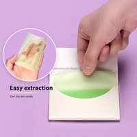 Offre Spéciale oem tissus visage Buvards Avec naturel Poudre Absorbe L'huile Papier de Riz