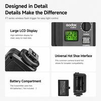Disparador de Flash para Cámara con Receptor Godox FT16 para Iluminación de Estudio