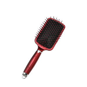 Cepillo de aire de tres colores con dientes de silicona y mango de plástico para uso doméstico, cepillo de masaje para alisar el cabello para mujeres. - Product Image 6