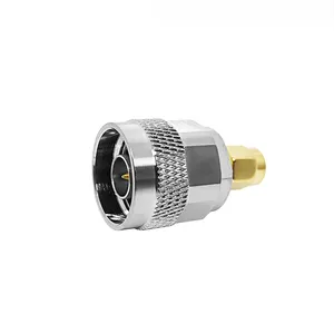 High Quality Full Brass Rf Coaxial Straight Male To N Female Connector Adapter