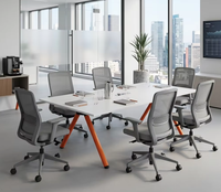 Bureau de direction moderne en bois massif et panneaux de particules, hauteur réglable, écologique, 0,032 mg/L de formaldéhyde, 1,5 mm, sur mesure