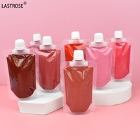 Base de gloss à lèvres OEM 50 ml, marque privée, DIY, hydratante, mate, scintillante, imperméable, longue durée, fournisseur de cosmétiques, base de gloss à lèvres