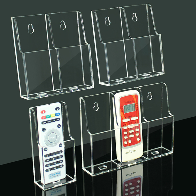 Custom Transparent Acrylic Punch-Free Wall-Mounted Storage Box for Mobile Phone for Hotel Office or Home Fabrication Services